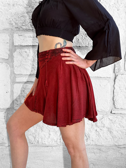 Pixie Skirt - Red