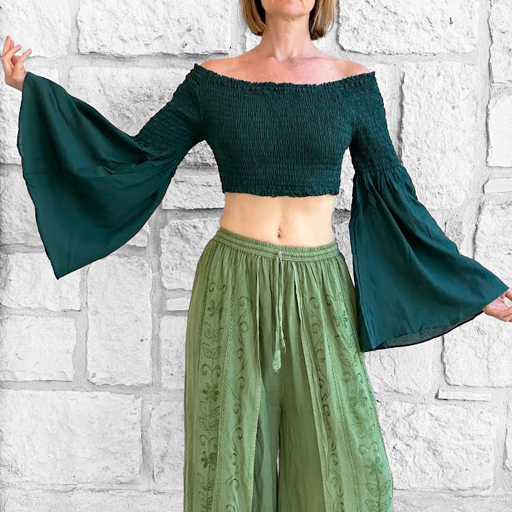 Pixie Shirt - Dark Green