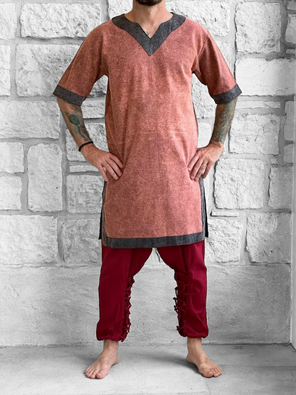 Viking Tunic SS - Stone Rust Brown