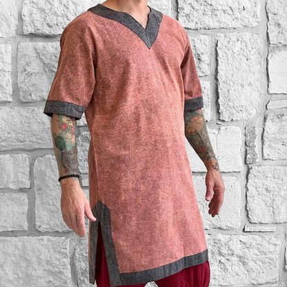 Viking Tunic SS - Stone Rust Brown
