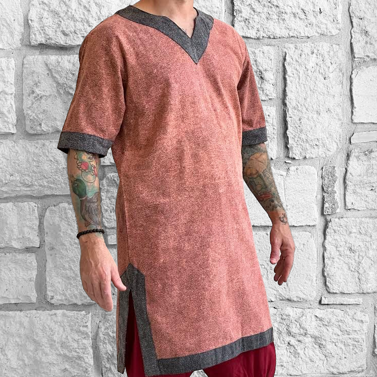 Viking Tunic SS - Stone Rust Brown