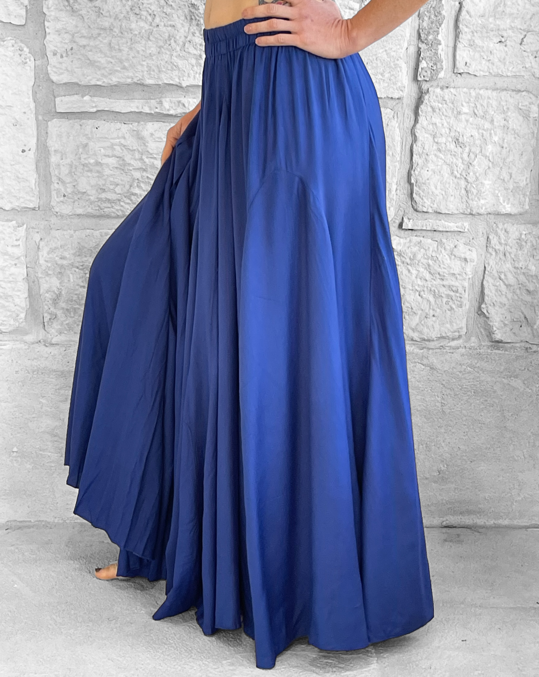 Sadie Skirt - Rayon Blue