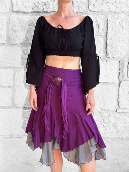Willow Skirt - Purple with Underskirt